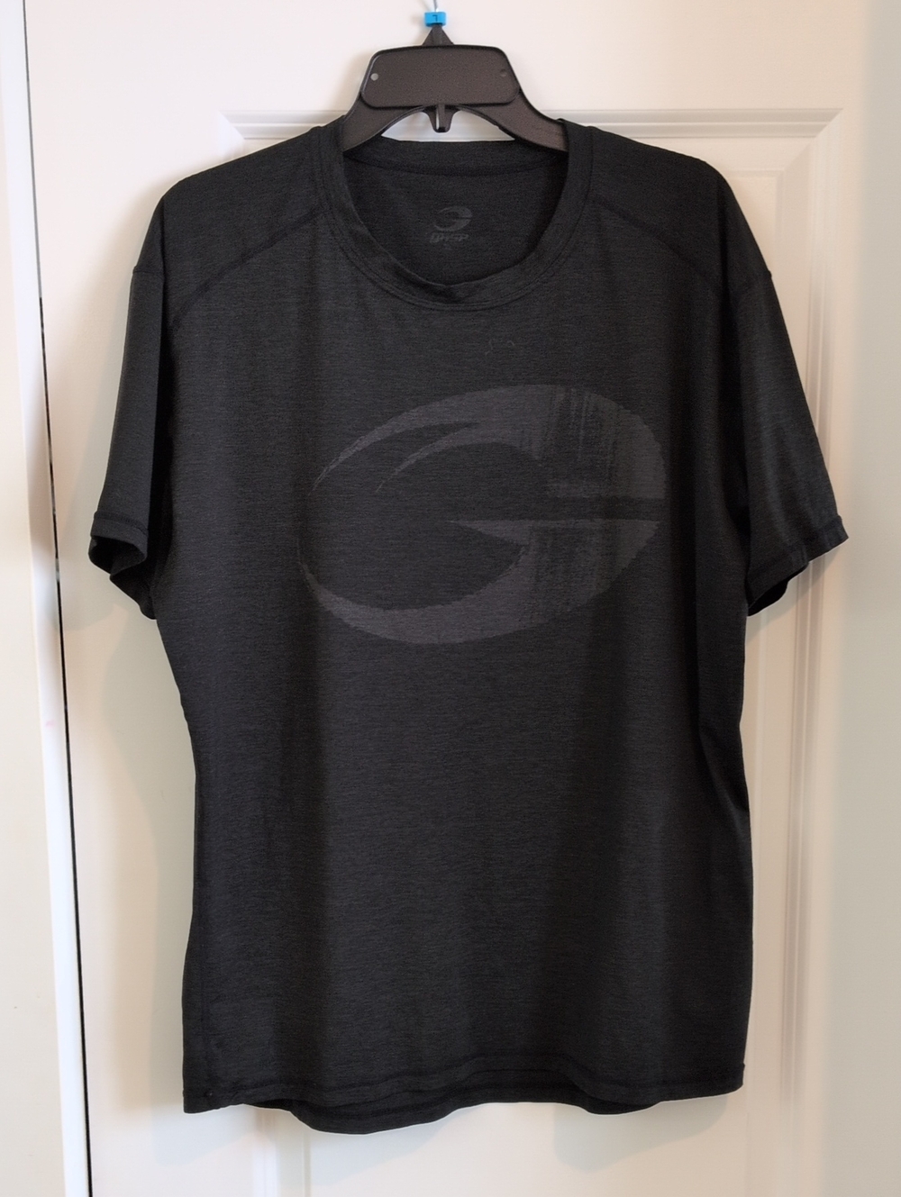 Men's Black Graphic Performance Tee